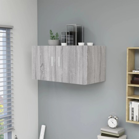 Armario de pared madera de ingeniería gris Sonoma 80x39x40 cm de vidaXL, Estantes y estanterías - Ref: Foro24-815514, Precio:...