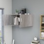 Sonoma gray engineered wood wall cabinet 80x39x40 cm by vidaXL, Shelves and shelves - Ref: Foro24-815514, Price: 52,04 €, Dis...