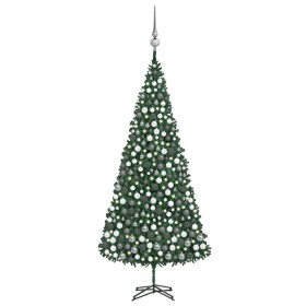 Beleuchteter Weihnachtsbaum mit Lichtern und Kugeln grün 500 cm von vidaXL, Weihnachtsbäume - Ref: Foro24-3077888, Preis: 606...