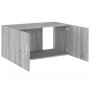 Armario de pared madera de ingeniería gris Sonoma 80x39x40 cm de vidaXL, Estantes y estanterías - Ref: Foro24-815514, Precio:...