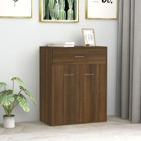 Sideboard aus braunem Eichensperrholz, 60 x 30 x 75 cm von vidaXL, Sideboards - Ref: Foro24-815377, Preis: 62,23 €, Rabatt: %