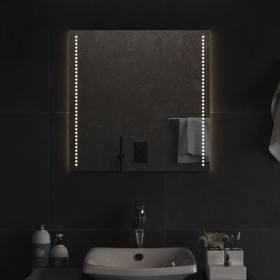 Espejo de baño con LED 60x60 cm de vidaXL, Espejos - Ref: Foro24-151721, Precio: 59,99 €, Descuento: %