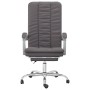 Silla de oficina reclinable cuero sintético gris de vidaXL, Sillas de oficina - Ref: Foro24-349719, Precio: 88,74 €, Descuent...