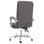 Silla de oficina reclinable cuero sintético gris de vidaXL, Sillas de oficina - Ref: Foro24-349719, Precio: 88,74 €, Descuent...