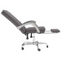 Silla de oficina reclinable cuero sintético gris de vidaXL, Sillas de oficina - Ref: Foro24-349719, Precio: 88,74 €, Descuent...