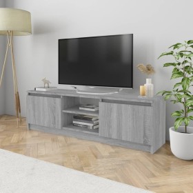 Sonoma gray plywood TV cabinet 120x30x35.5 cm by vidaXL, TV Furniture - Ref: Foro24-815340, Price: 79,99 €, Discount: %