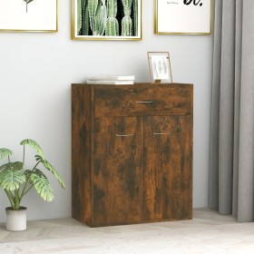 Sideboard aus geräuchertem Eichensperrholz, 60 x 30 x 75 cm von vidaXL, Sideboards - Ref: Foro24-815375, Preis: 54,78 €, Raba...