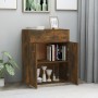 Smoked oak plywood sideboard 60x30x75 cm by vidaXL, Sideboards - Ref: Foro24-815375, Price: 55,93 €, Discount: %