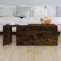 Smoked oak plywood coffee table 150x50x35 cm by vidaXL, Coffee table - Ref: Foro24-815468, Price: 67,37 €, Discount: %