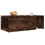 Smoked oak plywood coffee table 150x50x35 cm by vidaXL, Coffee table - Ref: Foro24-815468, Price: 67,37 €, Discount: %