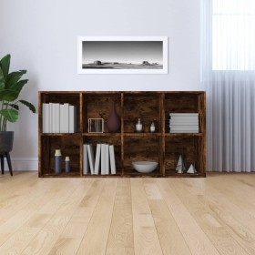 Smoked oak plywood shelf/sideboard 66x30x130 cm by vidaXL, Bookcases and shelves - Ref: Foro24-815249, Price: 88,99 €, Discou...