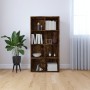 Smoked oak plywood shelf/sideboard 66x30x130 cm by vidaXL, Bookcases and shelves - Ref: Foro24-815249, Price: 89,81 €, Discou...