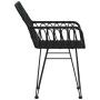 Garden chairs armrests 2 pcs PE rattan black 56x64x80 cm by vidaXL, Garden chairs - Ref: Foro24-319427, Price: 104,35 €, Disc...