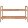 Solid walnut wood shoe rack 69x27x41 cm by vidaXL, Shoe racks and shoe organizers - Ref: Foro24-350361, Price: 33,07 €, Disco...