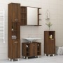 Armario de baño madera contrachapada roble marrón 30x30x95 cm de vidaXL, Muebles de baño - Ref: Foro24-815608, Precio: 63,28 ...