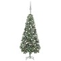 Árbol de Navidad helado con luces, bolas y piñas 210 cm de vidaXL, Arboles de navidad - Ref: Foro24-3077894, Precio: 114,88 €...