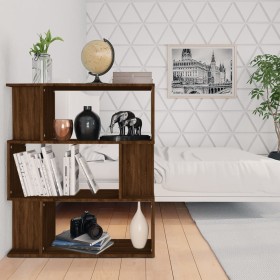 Oak brown plywood shelving/screen 80x24x96 cm by vidaXL, Bookcases and shelves - Ref: Foro24-815245, Price: 50,55 €, Discount: %