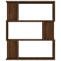 Oak brown plywood shelving/screen 80x24x96 cm by vidaXL, Bookcases and shelves - Ref: Foro24-815245, Price: 50,44 €, Discount: %