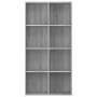 Gray plywood shelving/sideboard 66x30x130 cm by vidaXL, Bookcases and shelves - Ref: Foro24-815250, Price: 84,63 €, Discount: %