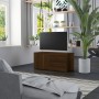 Brown oak plywood TV cabinet 80x34x36 cm by vidaXL, TV Furniture - Ref: Foro24-815497, Price: 57,33 €, Discount: %