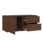 Brown oak plywood TV cabinet 80x34x36 cm by vidaXL, TV Furniture - Ref: Foro24-815497, Price: 57,33 €, Discount: %