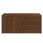 Brown oak plywood TV cabinet 80x34x36 cm by vidaXL, TV Furniture - Ref: Foro24-815497, Price: 57,33 €, Discount: %