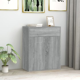 Aparador de madera contrachapada gris Sonoma 60x30x75 cm de vidaXL, Aparadores - Ref: Foro24-815376, Precio: 69,99 €, Descuen...