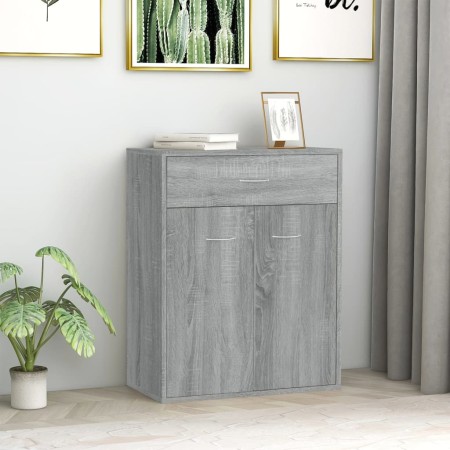 Aparador de madera contrachapada gris Sonoma 60x30x75 cm de vidaXL, Aparadores - Ref: Foro24-815376, Precio: 71,14 €, Descuen...