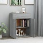 Sonoma gray plywood sideboard 60x30x75 cm by vidaXL, Sideboards - Ref: Foro24-815376, Price: 71,14 €, Discount: %