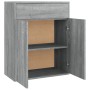 Sonoma gray plywood sideboard 60x30x75 cm by vidaXL, Sideboards - Ref: Foro24-815376, Price: 71,14 €, Discount: %