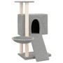 Cat scratcher with light gray sisal posts 96 cm by vidaXL, Cat furniture - Ref: Foro24-171646, Price: 41,26 €, Discount: %