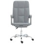 Silla de oficina reclinable de tela gris claro de vidaXL, Sillas de oficina - Ref: Foro24-349637, Precio: 84,12 €, Descuento: %