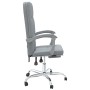 Silla de oficina reclinable de tela gris claro de vidaXL, Sillas de oficina - Ref: Foro24-349637, Precio: 84,12 €, Descuento: %