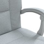 Silla de oficina reclinable de tela gris claro de vidaXL, Sillas de oficina - Ref: Foro24-349637, Precio: 84,12 €, Descuento: %