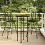 Kitchen stools 2 pcs PE rattan and black steel 45x56x103.5 cm by vidaXL, Garden chairs - Ref: Foro24-319431, Price: 183,70 €,...