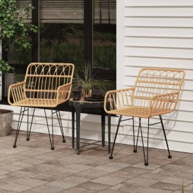 Gartenstühle mit Armlehnen 2 Stück PE Rattan 56x64x80 cm von vidaXL, Gartenstühle - Ref: Foro24-319426, Preis: 107,96 €, Raba...