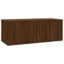 Mueble TV madera contrachapada color marrón roble 80x34x30 cm de vidaXL, Muebles TV - Ref: Foro24-815500, Precio: 73,42 €, De...