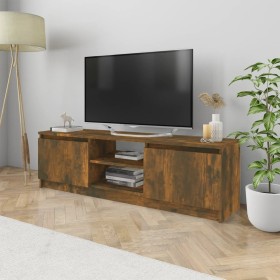 Mueble para TV madera contrachapada roble ahumado 120x30x35,5cm de vidaXL, Muebles TV - Ref: Foro24-815339, Precio: 69,99 €, ...