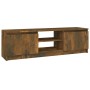 Smoked oak plywood TV cabinet 120x30x35.5cm by vidaXL, TV Furniture - Ref: Foro24-815339, Price: 69,05 €, Discount: %