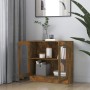 Smoked oak plywood showcase 82.5x30.5x80 cm by vidaXL, Bookcases and shelves - Ref: Foro24-815615, Price: 69,35 €, Discount: %