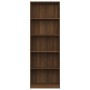 5-tier oak brown plywood shelf 60x24x175 cm by vidaXL, Bookcases and shelves - Ref: Foro24-815434, Price: 99,64 €, Discount: %