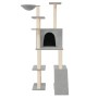 Cat scratching post with light gray sisal posts 166 cm by vidaXL, Cat furniture - Ref: Foro24-171682, Price: 79,56 €, Discoun...