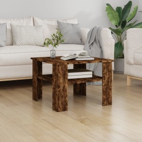 Smoked oak plywood coffee table 60x60x42 cm by vidaXL, Coffee table - Ref: Foro24-815264, Price: 47,77 €, Discount: %