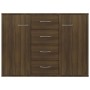 Aparador madera contrachapada roble marrón 88x30x65 cm de vidaXL, Aparadores - Ref: Foro24-815371, Precio: 89,00 €, Descuento: %