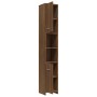 Brown oak plywood bathroom cabinet 30x30x183.5cm by vidaXL, Bathroom furniture - Ref: Foro24-815521, Price: 90,13 €, Discount: %