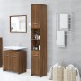 Armario de baño madera contrachapada roble marrón 30x30x183,5cm de vidaXL, Muebles de baño - Ref: Foro24-815521, Precio: 90,1...