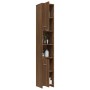 Armario de baño madera contrachapada roble marrón 30x30x183,5cm de vidaXL, Muebles de baño - Ref: Foro24-815521, Precio: 90,1...