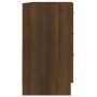 Mueble de lavabo madera contrachapada marrón roble 63x30x54 cm de vidaXL, Muebles de baño - Ref: Foro24-815632, Precio: 57,95...