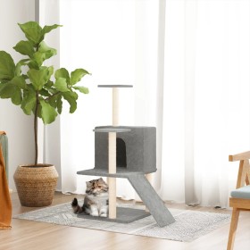 Cat scratching post with light gray sisal posts 109 cm by vidaXL, Cat furniture - Ref: Foro24-171670, Price: 46,99 €, Discoun...