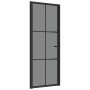 Interior door EGS glass and black aluminum 83x201.5 cm by vidaXL, Doors for the home - Ref: Foro24-350565, Price: 204,54 €, D...